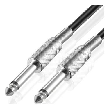 Imagem de Cabo P10 X P10 Blindado Profissional 5mt Instrumento Musical - Amigo d