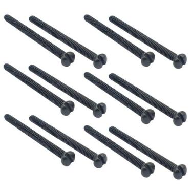 Imagem de 12 Parafuso Preto Captador HUMBUCKER GUIT 2,3X 33mm MXP
