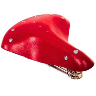 Imagem de Selim Marrom Preto 3 Molas Bicicleta Retrô Antigo - HIGH HOPE ORIGINAL