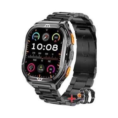 Imagem de Smartwatch GPS Dual-band 530mAh GUHUAVMI TANK X5 Com Tela AMOLED De 1.