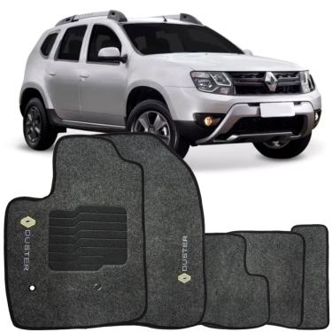 Imagem de Tapete Carpete Duster 2016 à 2019 Logo Bordado Jogo 5 Peças Personalizado Automotivo