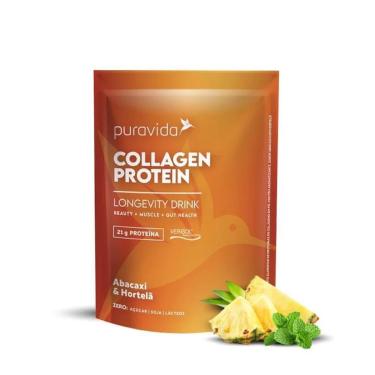 Imagem de Collagen Protein  Proteina de Colageno 450g Puravida-Unissex