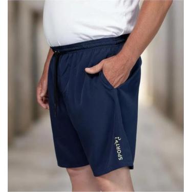 Imagem de Bermuda Short MasculinO Plus Size Tactel Praia Mauricinho Cós Elástico