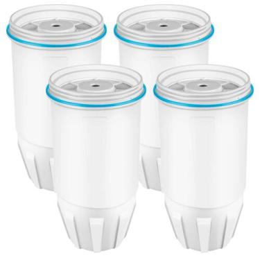 Imagem de 4 pacotes de substituição de filtro de água para jarros e dispensadore