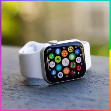 Imagem de Relógio Smartwatch Branco para Celulares Samsung e Motorola - Compatív