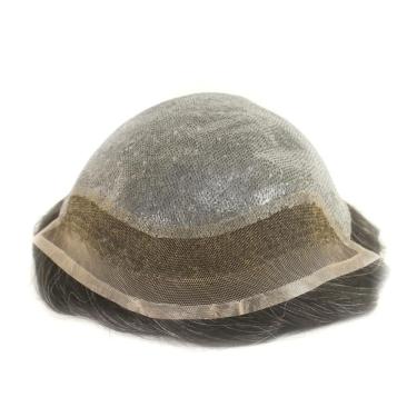 Imagem de Prótese Capilar Cabelo Humano Hibrida Natural Bio Sh 1B