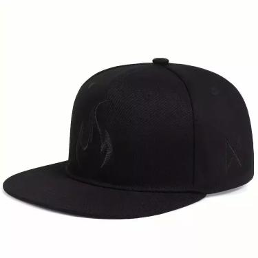Imagem de Boné Beisebol Snapback Unissex Bordado Aba Reta