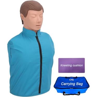 Imagem de Manequins De Rcp De Corpo Inteiro De Meio Kit Adulto De Rcp Com Bolsa De Transporte E Tapete De Joelhos Para Praticar E Melhorar As Habilidades De Primeiros Socorros