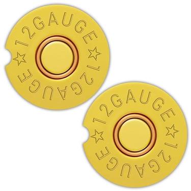 Imagem de Porta-copos de carro calibre 12 para porta-copos - Cool Shotgun Shell Camo Car Accessories for Men, Dad - Presente para amantes de armas, pacote com 2 porta-copos de cerâmica absorvente para caminhão