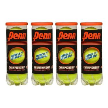 Imagem de Pacote de 4 latas de bolas de tênis PENN Championship Regular-Duty - H