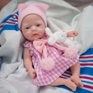Imagem de Boneca Reborn MYREBABY Zora Girl 18 cm de silicone para corpo inteiro
