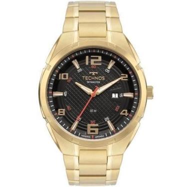 Imagem de Relógio Masculino Technos Skymaster Aço Dourado 2117LEA/1P