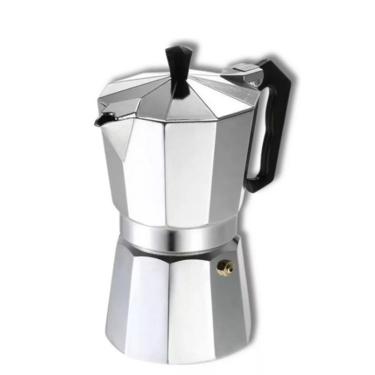 Imagem de Cafeteira Italiana Inox 3 Xícaras De Café Moka