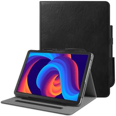 Imagem de KuRoKo Capa protetora para tablet Android Wacom MovinkPad 11 de 11 polegadas, suporte de visualização multiângulo com suporte de caneta para MovinkPad de 11 polegadas, preta