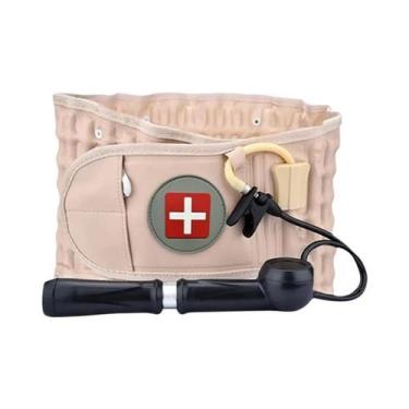 Imagem de Cinta Inflável Unissex Para Suporte Lombar, Cinto De Tração, Dispositi