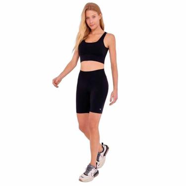 Imagem de BERMUDA RUNNING BOLSO LATERAL 101114-C0049 - PRETO GG-Feminino