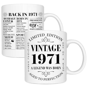 Imagem de NGLIV Presentes de aniversário de 55 anos para homens e mulheres, presentes de aniversário de 55 anos para mulheres e homens, presente de trinta anos para 1971, presente para sua mãe, pai, irmã