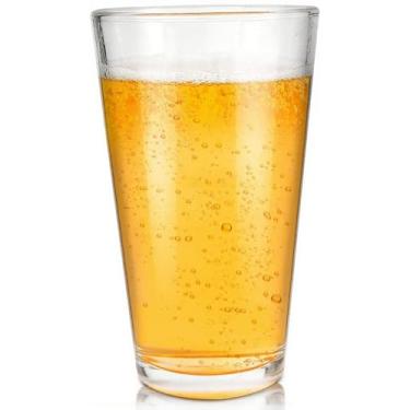 Imagem de YRXEFY Copo de cerveja engraçado, presentes de 473 ml para pai da filha filho, presente de aniversário de dia dos pais para marido vovô, vidro grosso premium