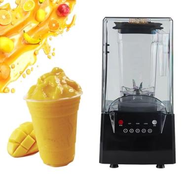 Imagem de Liquidificador Com FunçãO De Triturar EléTrico - 2600W com Tampa Isolante Sonora, Painel Inteligente e 6 Lâminas para Smoothies, Nozes, Gelo e Frutas
