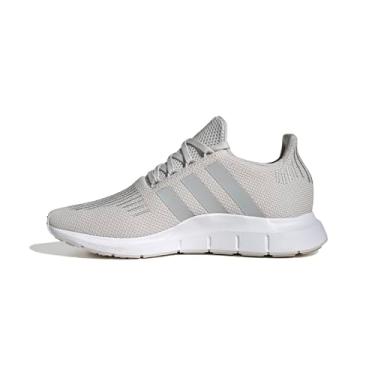Imagem de adidas Tênis feminino Swift Run Legacy, Cinza/Cinza/Prata Metálico, 5.5