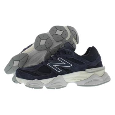 Imagem de New Balance 9060 Tênis masculino, Azul escuro/branco/azul, 10.5 Women/9 Men