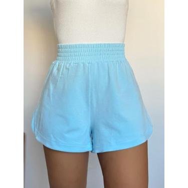 Imagem de Short Moletinho Maisa Nude - Catarina Velásquez, Azul bebê, m