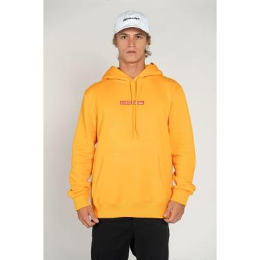 Imagem de Moletom Quiksilver Fech Clicker Logo Dna Amarelo M-Masculino