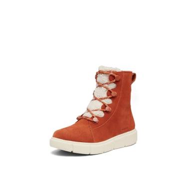 Imagem de Sorel Bota de neve feminina Explorer Iii Joan Cozy impermeável, Sanguine/Natural, 39