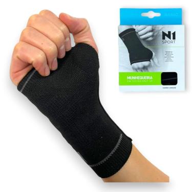 Imagem de Munhequeira Protetor Pulso Volei Tecido Compressão N1 1Un-Unissex