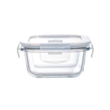 Imagem de Pote Hermético com Tampa - Quadrado - Vidro Borossilicato - 320Ml - Full Fit