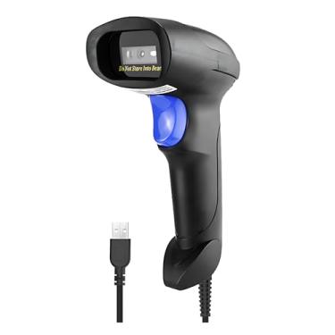 Imagem de Leitor Scanner Qr Code Código De Barras Com Fio Usb 1d 2d Laser Danfe manual rápido