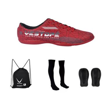 Imagem de Chuteira Futsal Futebol Vestope Faster Adulto Juvenil KIT BMC-Unissex