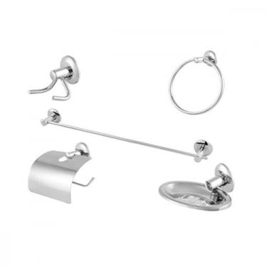 Imagem de Acessorio Wc Imperatriz Aluminio Kit Com 5 Pecas 10535