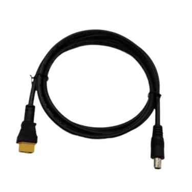 Imagem de Ｂｅｓｇａ Cabo de Extensão de Carregamento com Conector Macho E Fêmea 8020 para Geradores Solares de 16 AWG, Comprimento de 59,06 Polegadas (150 Cm), Fiação em