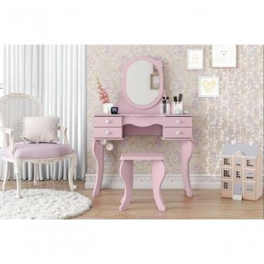 Imagem de Penteadeira Patrimar Princesa Rosa Rosa