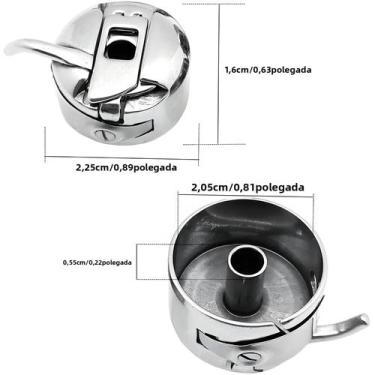 Imagem de Caixa De Bobina Em Aço Inoxidável Para Máquinas De Costura Singer Brot