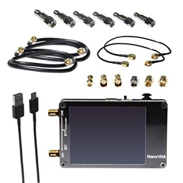 Imagem de Conjunto NanoVNA – Kit de análise de rede Vector de hardware aberto do distribuidor autorizado. Inclui VNA portátil de 50 kHz-900 MHz + com blindagem EMI, kit de calibração sólida, kit de atenuador de 6 peças e muito mais!