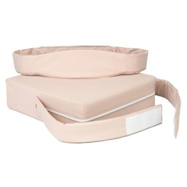 Imagem de Almofada Assento de Elevação Portátil para Bebê e Infantil, Impermeável com Cinto de Segurança, Azul Bebê (Nude)