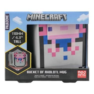 Imagem de Paladone Caneca Minecraft balde de Axolotl | Novidade Minecraft Merch | 400 ml (384,5 ml)