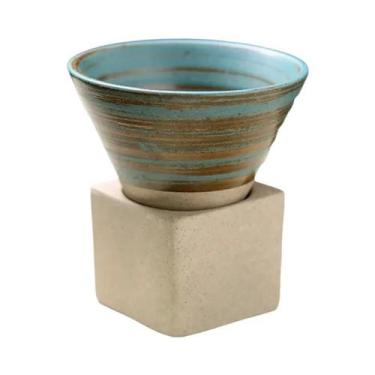 Imagem de Caneca De Café Cerâmica Retro Japonesa Criativa Em Cerâmica Rústica Pa