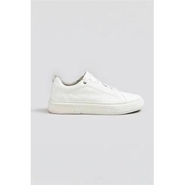 Imagem de Tênis Casual Couro - Branco - Highstil, Branco, 43