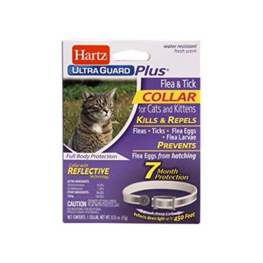 Imagem de Hartz UltraGuard Plus Coleira refletiva contra pulgas e carrapatos para gatos e gatinhos
