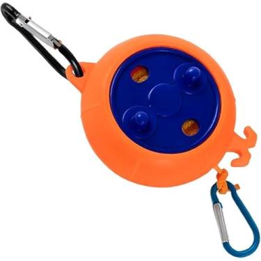 Imagem de 1 peça laranja, linha de secagem de roupas extensível, cabide portátil, ajustável com design de ganchos, conveniente para armazenamento, adequado para uso interno, externo e em viagens, 10 metros