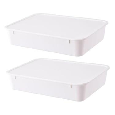 Imagem de Ｂｅｓｇａ Caixa de Fermentação para Pizza com Tampa, Organizador Multifuncional, Recipiente de Armazenamento para Fermentação de Pão, Ideal para Padarias Caseir, 2 Unidades