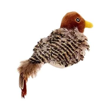 Imagem de Brinquedo Interativo De Pelúcia Para Gatos Com Som De Pássaro E Catnip