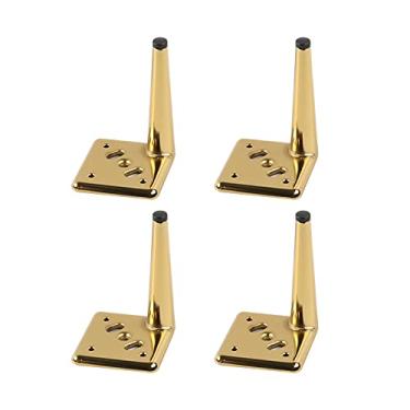 Imagem de TRGCJGH Pernas de móveis pernas de sofá pernas de móveis de metal pernas sobressalentes de sofá perfeito para sofá cama mesa de centro conjunto de 4, B-7,9 polegadas