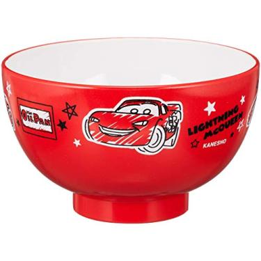 Imagem de Disney Pixar Cars 707537 Tigela de sopa pintada Relâmpago McQueen, diâmetro 4,1 polegadas (10,5 cm), vermelho