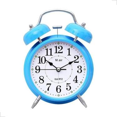 Imagem de Relógio Despertador Retro Antigo Com Alarme Para Decoração de Mesa - M