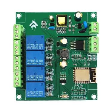 Imagem de Módulo De Relé WIFI ESP8266 De 4 Canais 5V 7-28V 5-80V Placa De Desenv