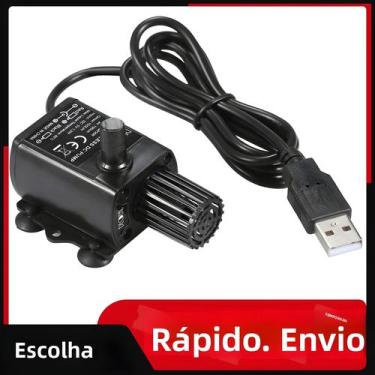 Imagem de Bomba De Água Ultra Silenciosa Sem Escovas Com Filtro Mini DC5V Submer